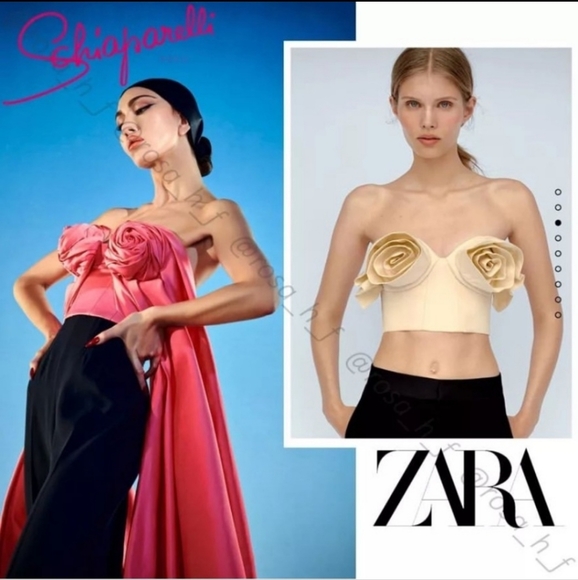 🎈LAST ONE! Zara Limited edition Floral Bustier - Picture 8 of 16